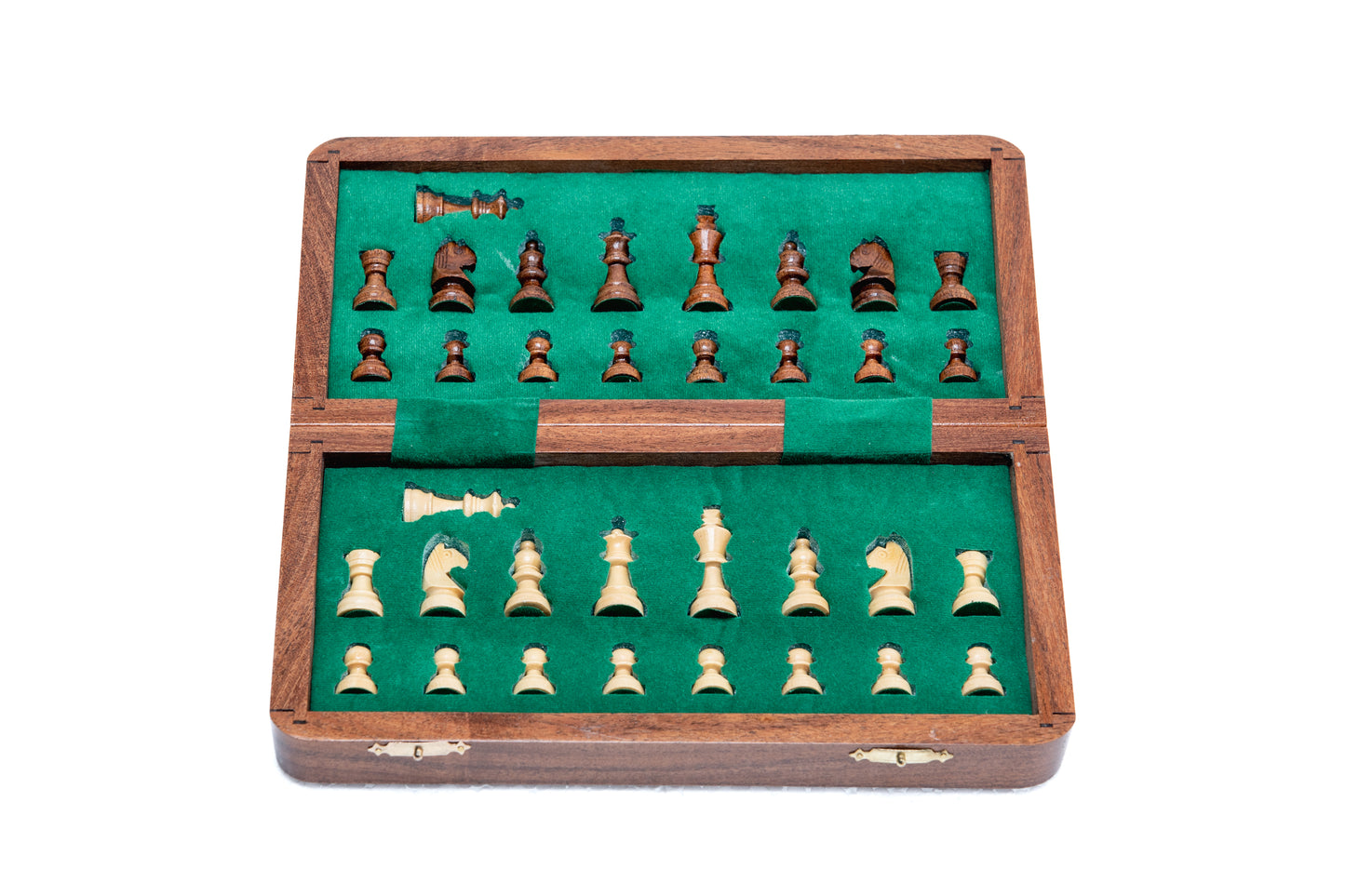 TimberCheckMate Exclusive Chess Set Bundle: 7-Inch and 10-Inch Rosewood & Boxwood Boards - Handcrafted in India for Timeless Elegance